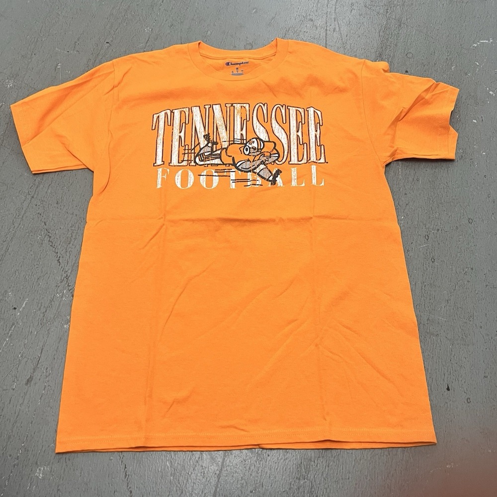 Champion Tennessee Volunteers Football Smokey T Shirt Orange Men's Large